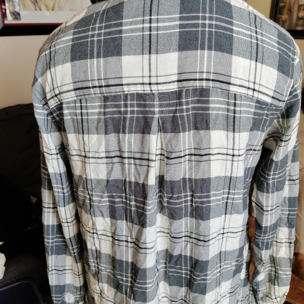 American eagle plaid button down - Picture 6 of 8